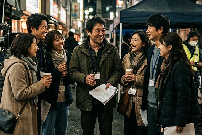 Netflix・Huluなど配信オリジナル作品のサブキャスト撮影