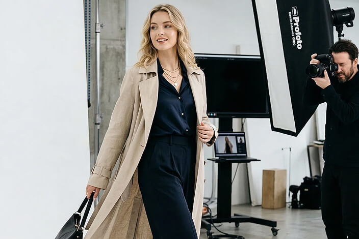 アパレル・ファッションブランドのカタログ・EC用モデル撮影