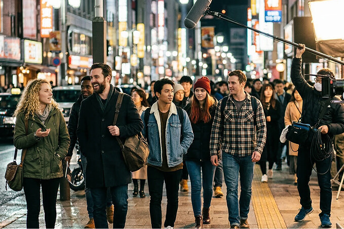 CM・映画・ドラマへの外国人エキストラの派遣・出演