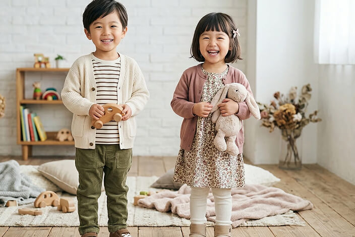 子ども服・ベビー服のECサイト・通販用モデル撮影