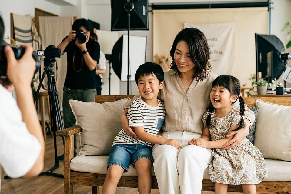 兄弟・親子・複数子役モデルのグループキャスティングにも対応