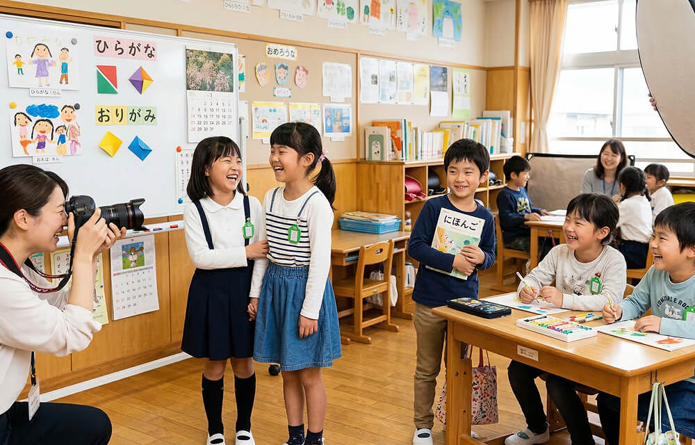 東京・大阪を中心に全国の学校・保育園・スタジオへ子どもモデルを派遣