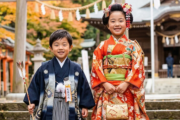 七五三キッズモデルや訪問着モデル