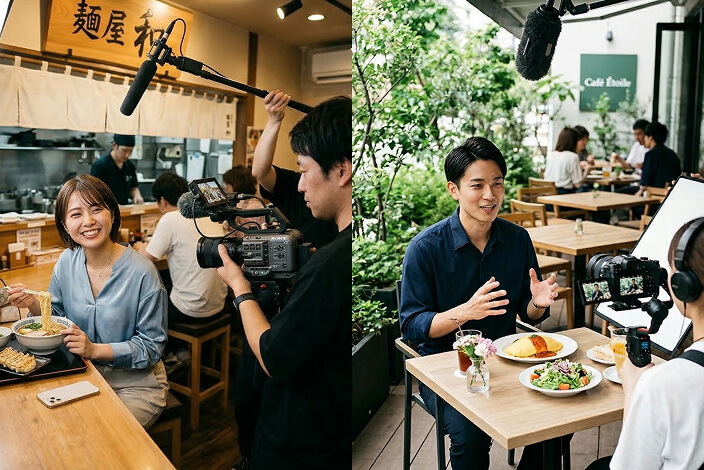 全国複数拠点でのロケーション同時撮影