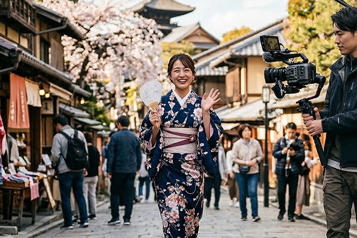 観光PR・地域プロモーション向けショートドラマのキャスト撮影